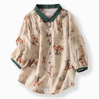 Luchtige Bloemenblouse