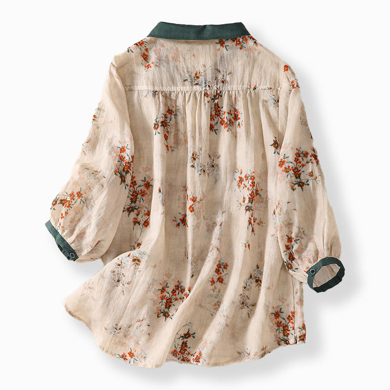 Luchtige Bloemenblouse