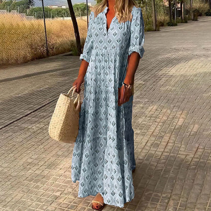 Elegant Vloeiend Zomerjurk