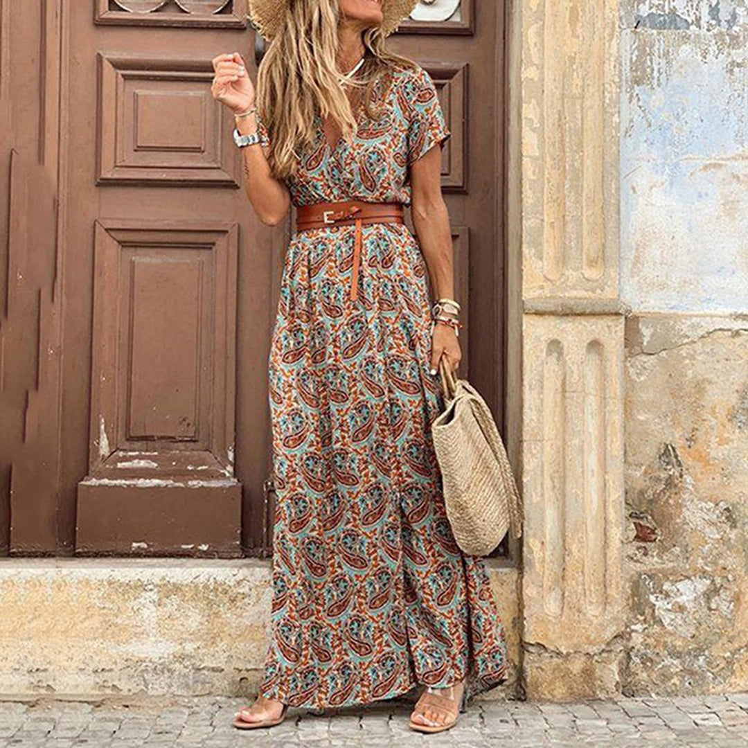 Flexibele Boho Maxi-Jurk