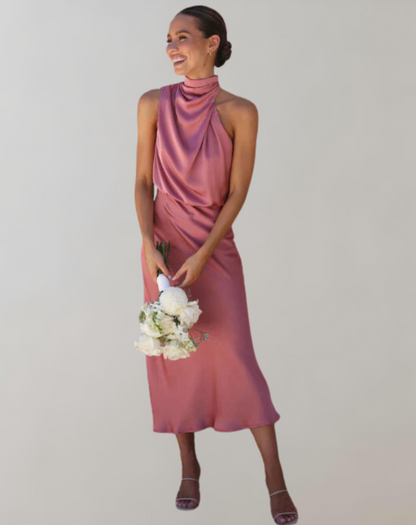 Luxueuze Glanzende Maxijurk