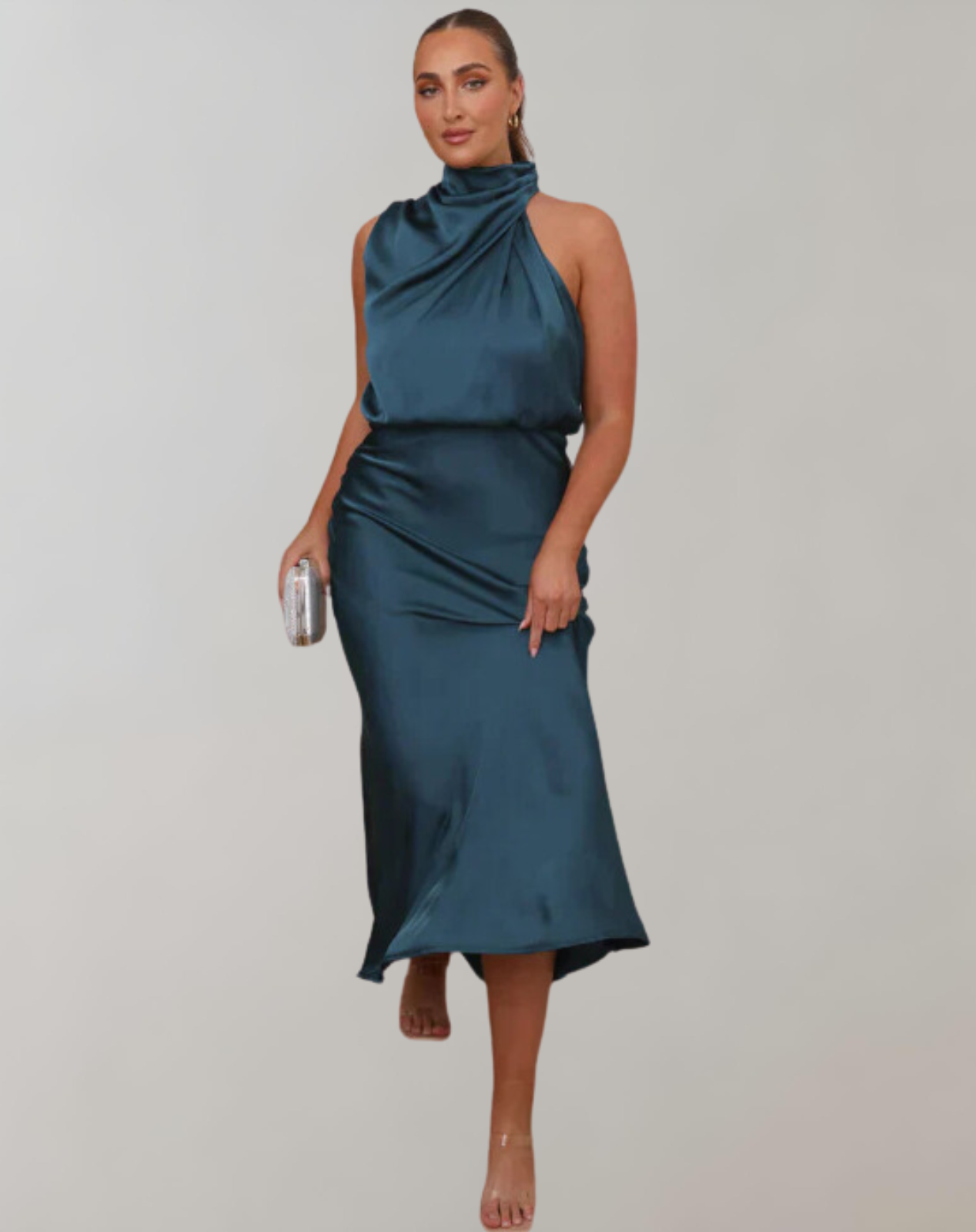 Luxueuze Glanzende Maxijurk