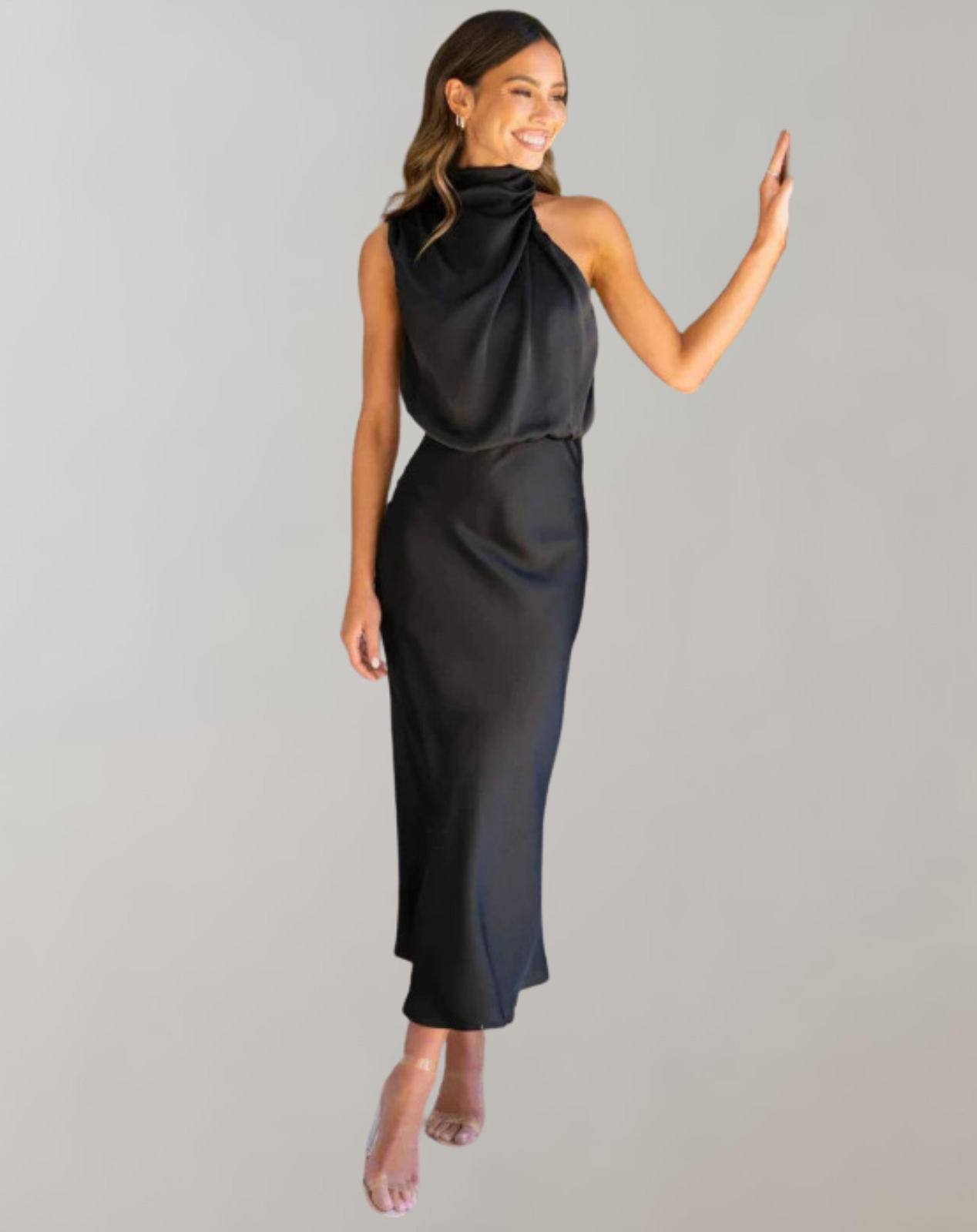 Luxueuze Glanzende Maxijurk