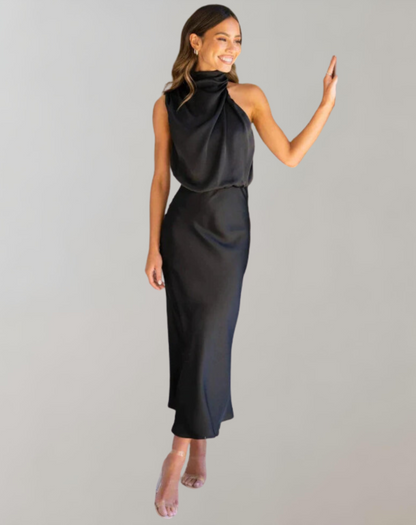 Luxueuze Glanzende Maxijurk