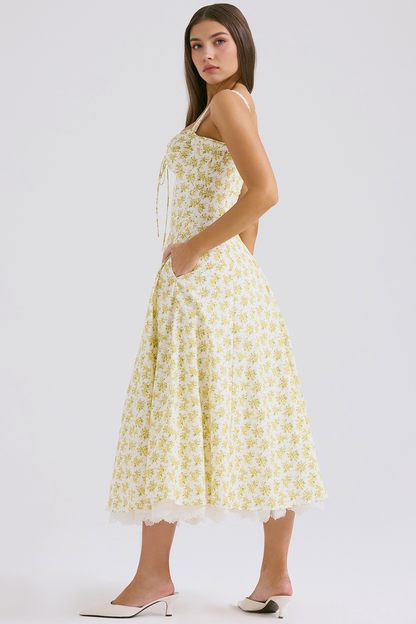 Floral Elegance Midi Dress