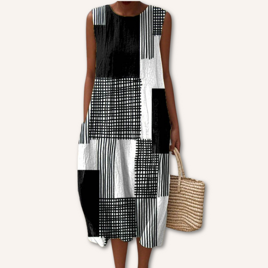 Elegante Monochrome Jurk
