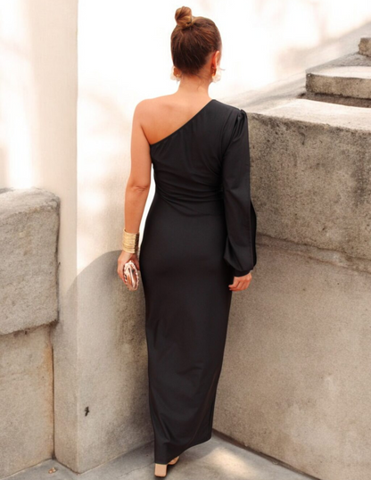 Elegant One-Shoulder Dress