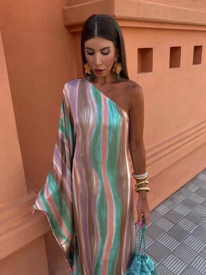 Elegant Asymmetrische Maxi Jurk