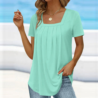 Elegant Pleat Blouse