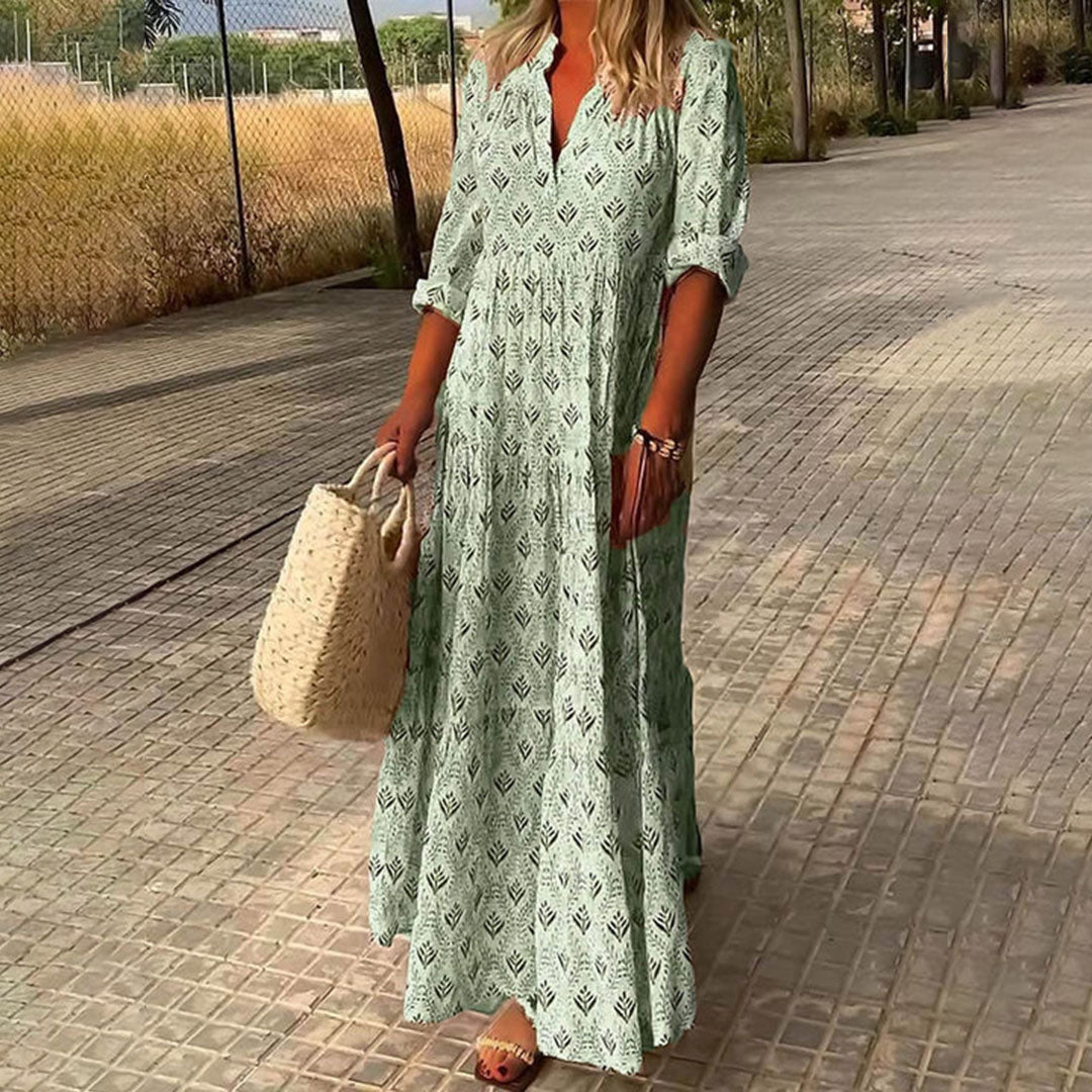 Elegant Vloeiend Zomerjurk