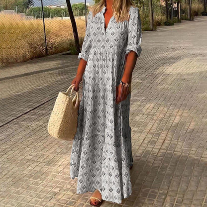 Elegant Vloeiend Zomerjurk