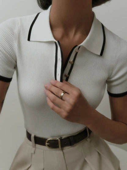 Chic gebreide top voor elke gelegenheid