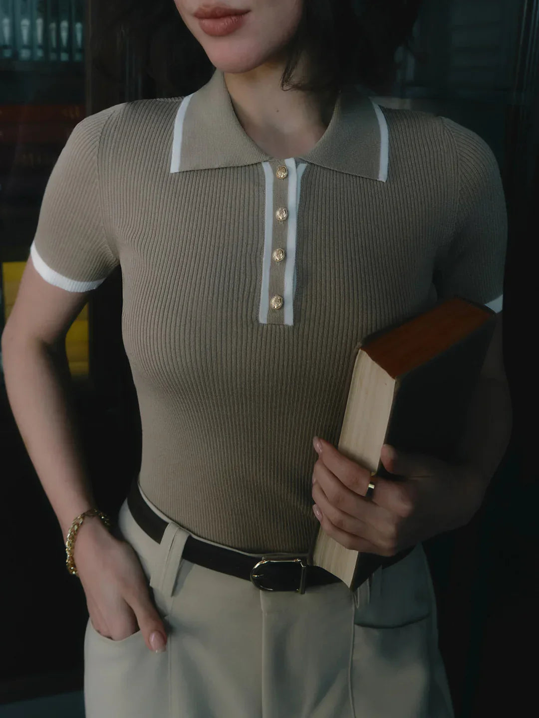 Chic gebreide top voor elke gelegenheid