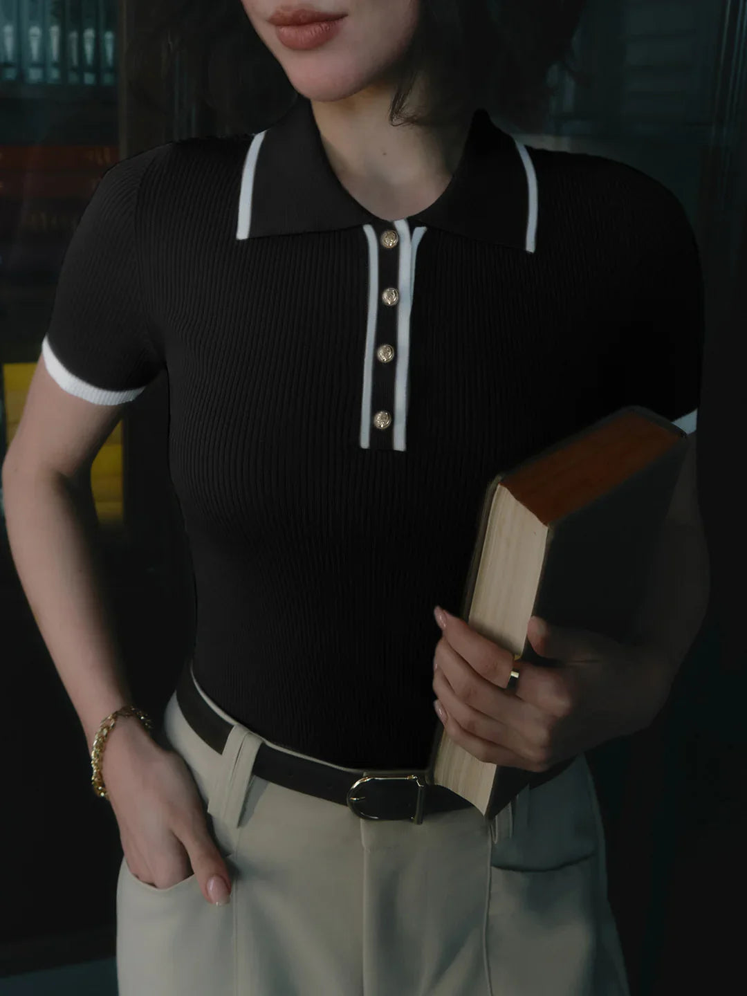 Chic gebreide top voor elke gelegenheid