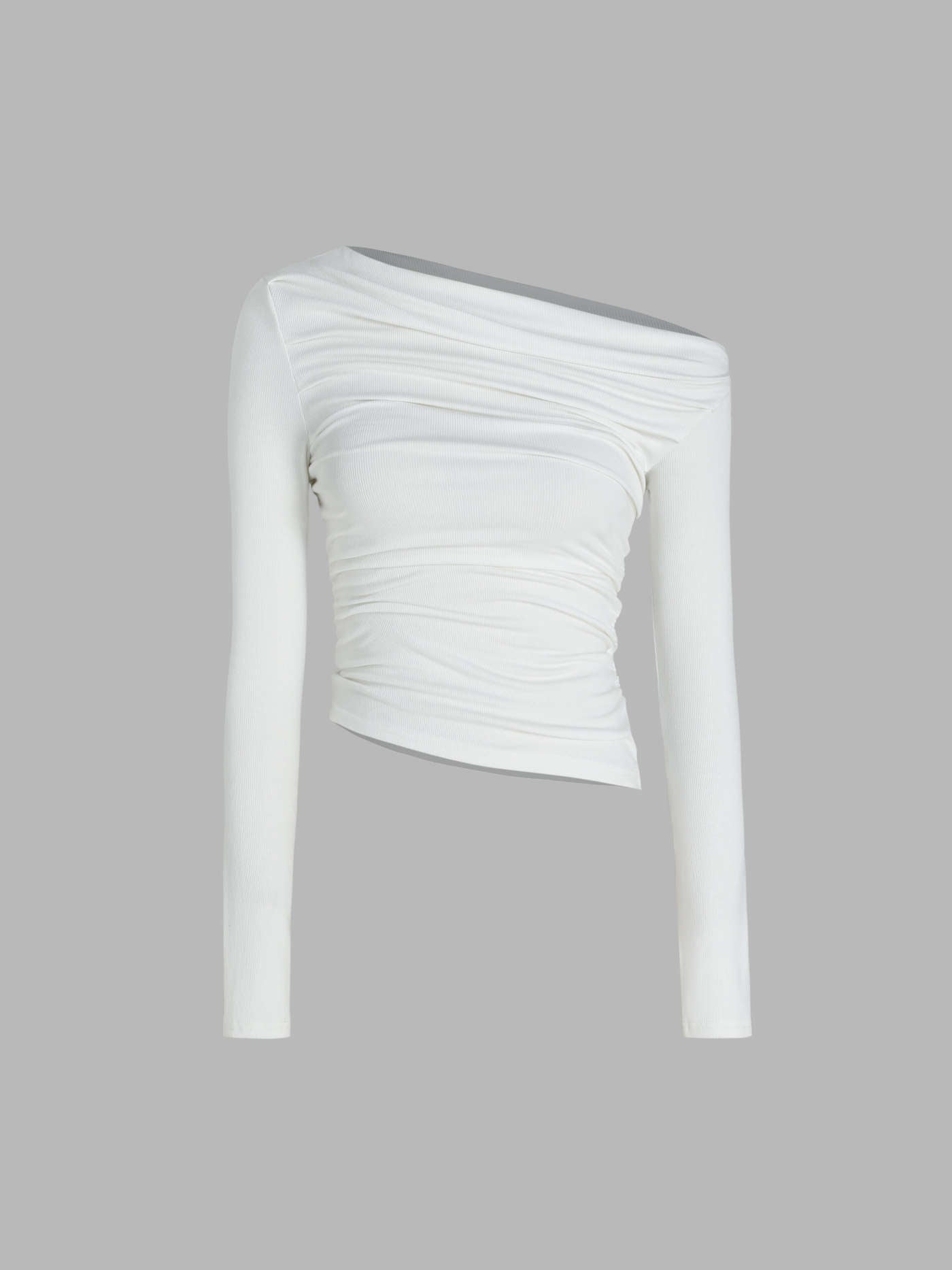 Chique Asymmetrische Slim Fit Top
