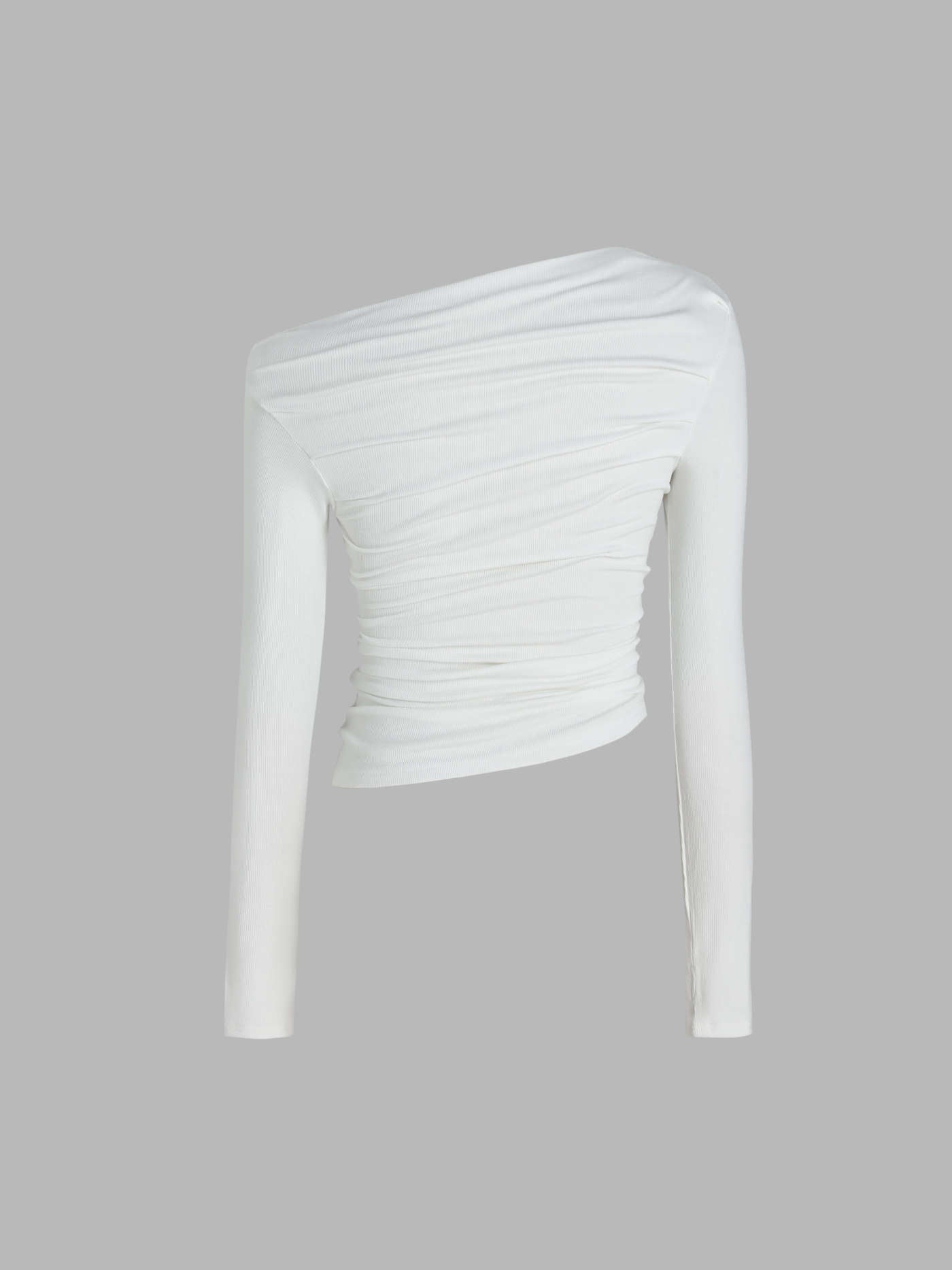 Chique Asymmetrische Slim Fit Top