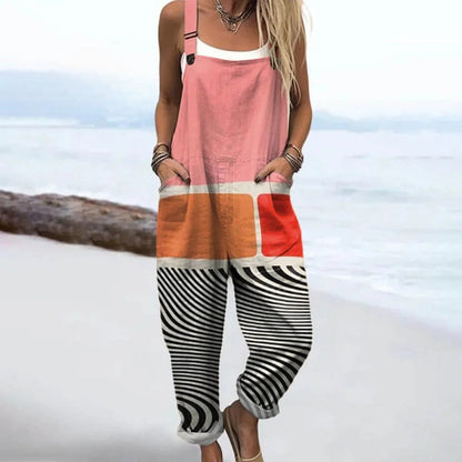 Artistieke Bloemen-Kombinezon