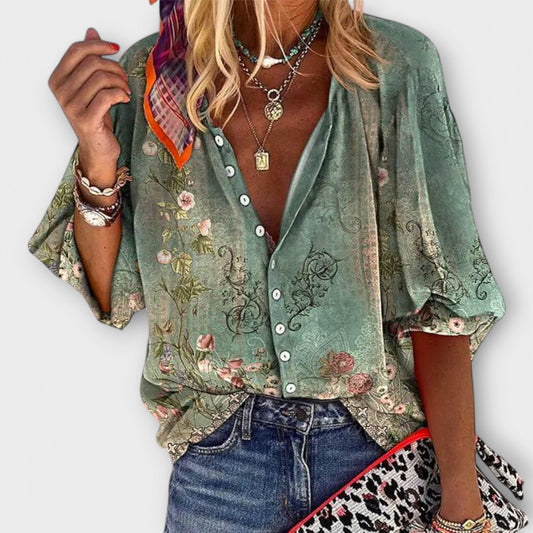 Elegant Retro Blouse