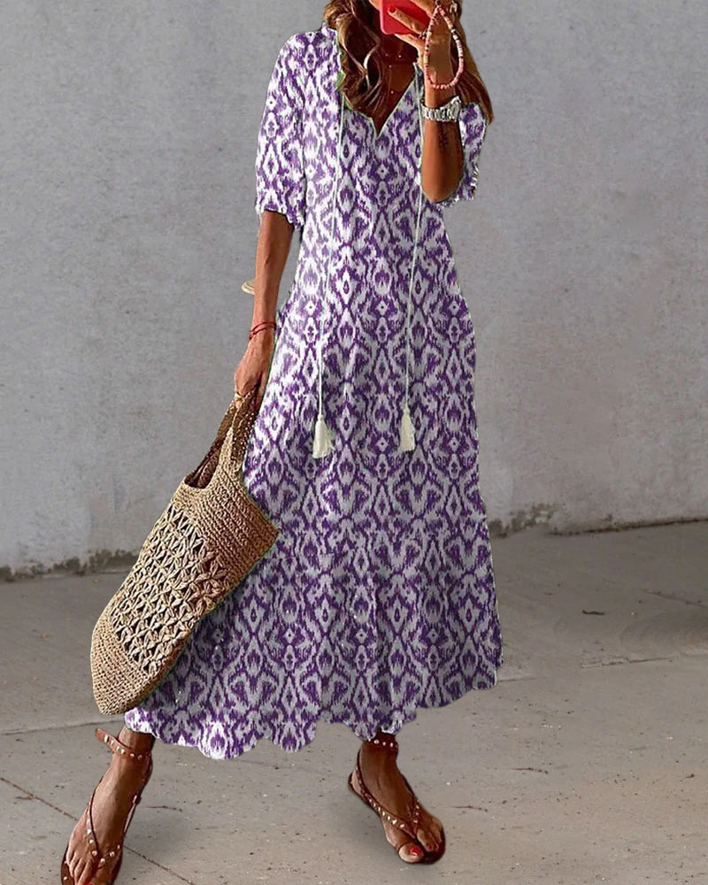 Boho Bliss Dress: Effortless Elegance