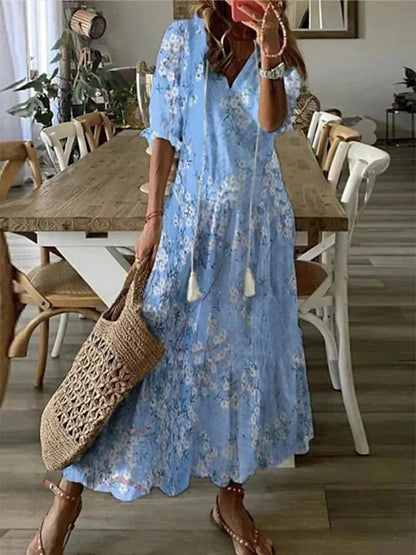 Boho Bliss Dress: Effortless Elegance