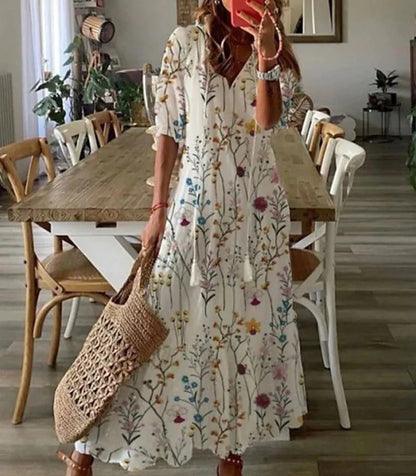 Boho Bliss Dress: Effortless Elegance