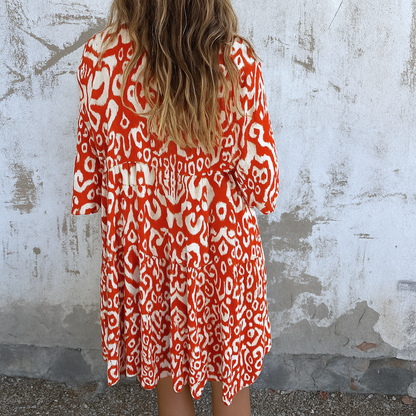 Elegant V-Neck Dress