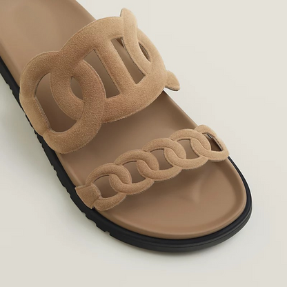 Modern Lederen Sandalen