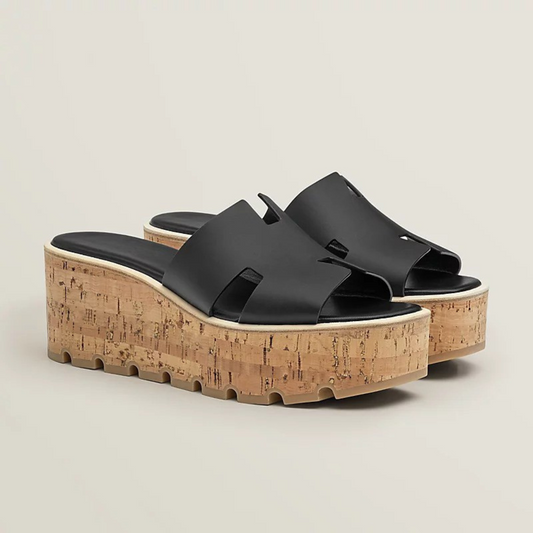 Vegan Comfort Platform Sandalen