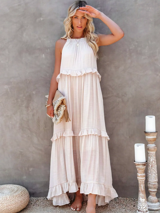 Ruffle Breeze Maxi Dress