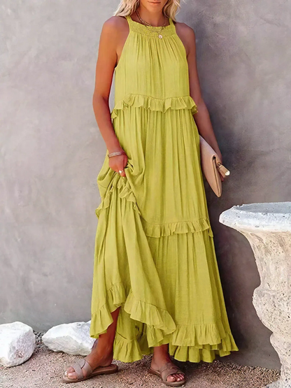 Ruffle Breeze Maxi Dress