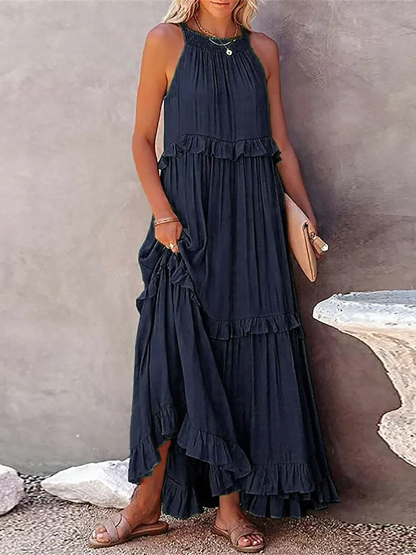 Ruffle Breeze Maxi Dress