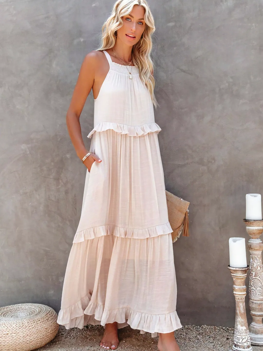 Ruffle Breeze Maxi Dress