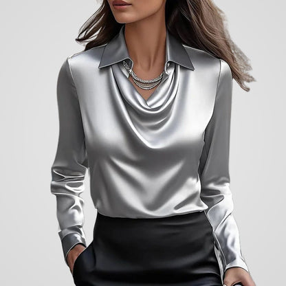 Elegant Satin Blouse