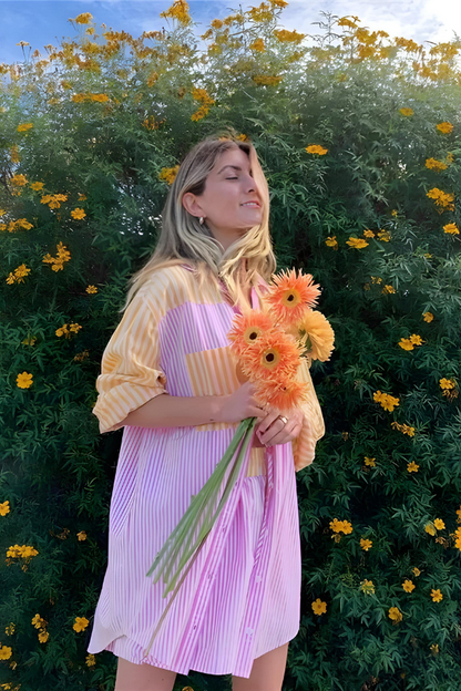 Comfort-Rich Striped Set