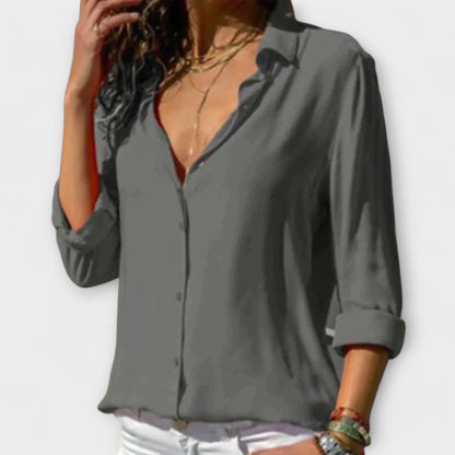 Elegante Satin-Blouse