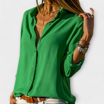 Elegante Satin-Blouse
