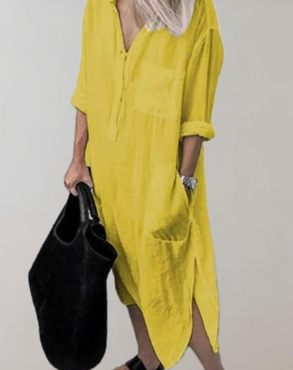 Comfort-Fit Vrouwelijk Jurk