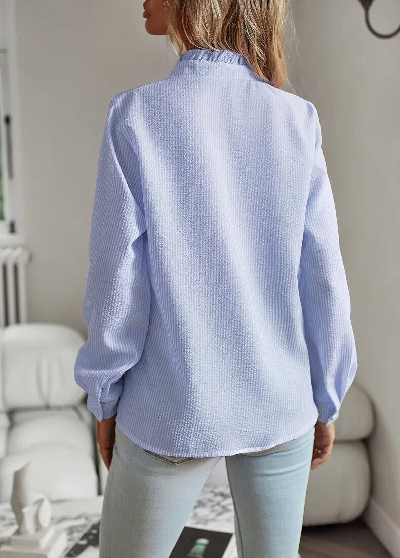 Elegant Ruffle Shirt
