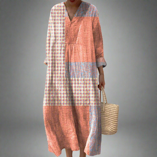 Lia Geometric Comfort-Jurk