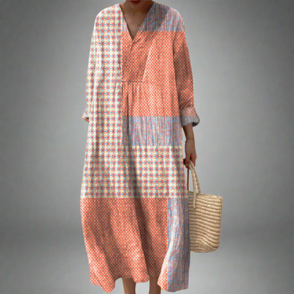 Lia Geometric Comfort-Jurk