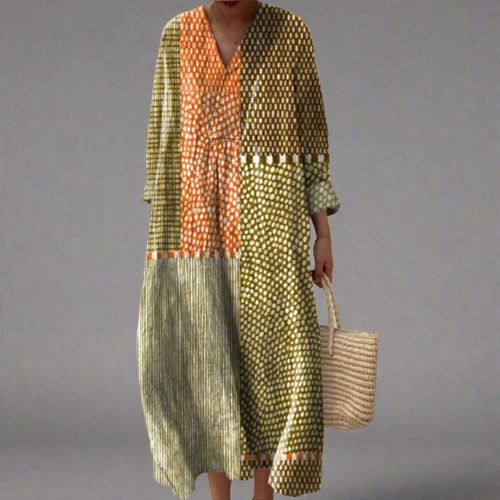 Geometrisch Elegant Jurk