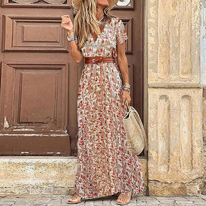 Flexibele Boho Maxi-Jurk