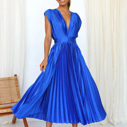 Elegant-Pleat Aroa Dress