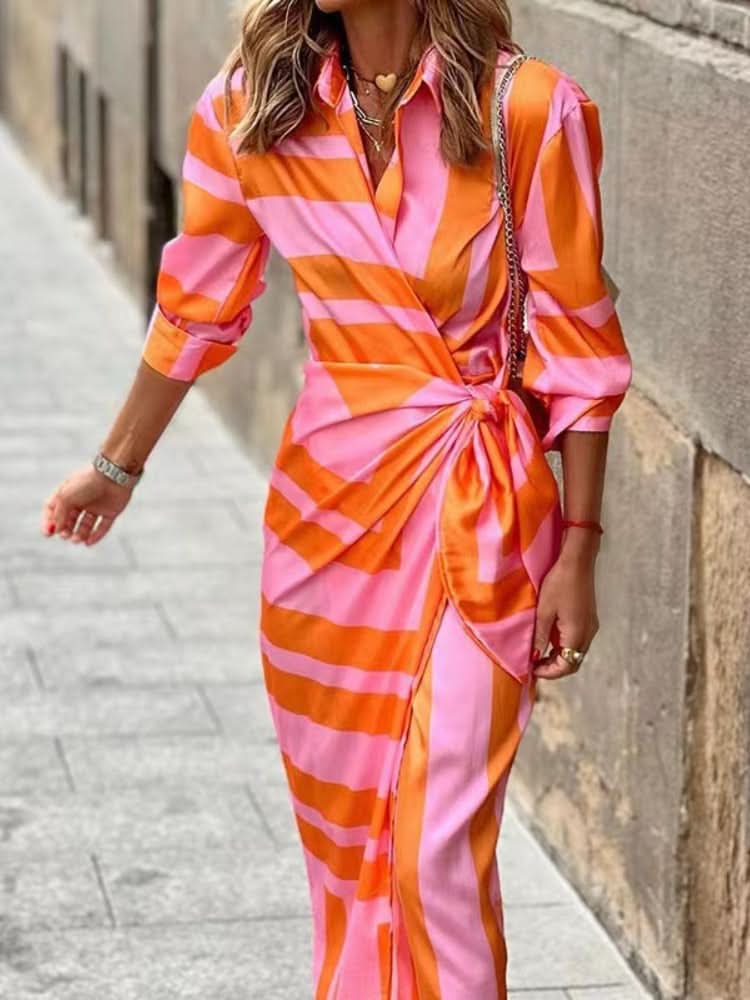 Elegante Wikkeljurk Amira