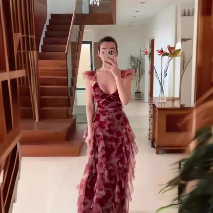 Bloemenjurk die je figuur viert