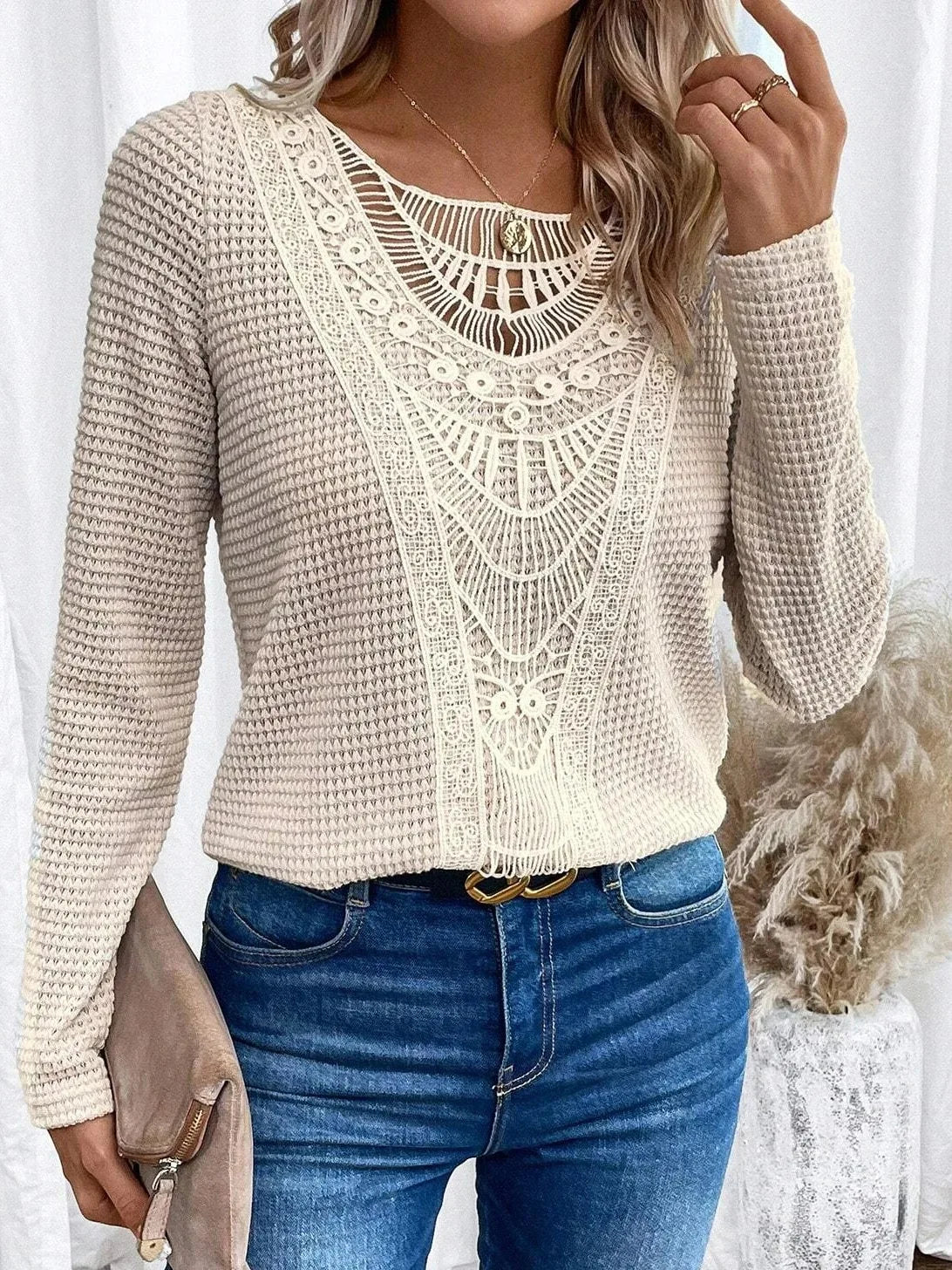 Elegant Cut-Out T-Shirt