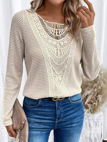Elegant Cut-Out T-Shirt