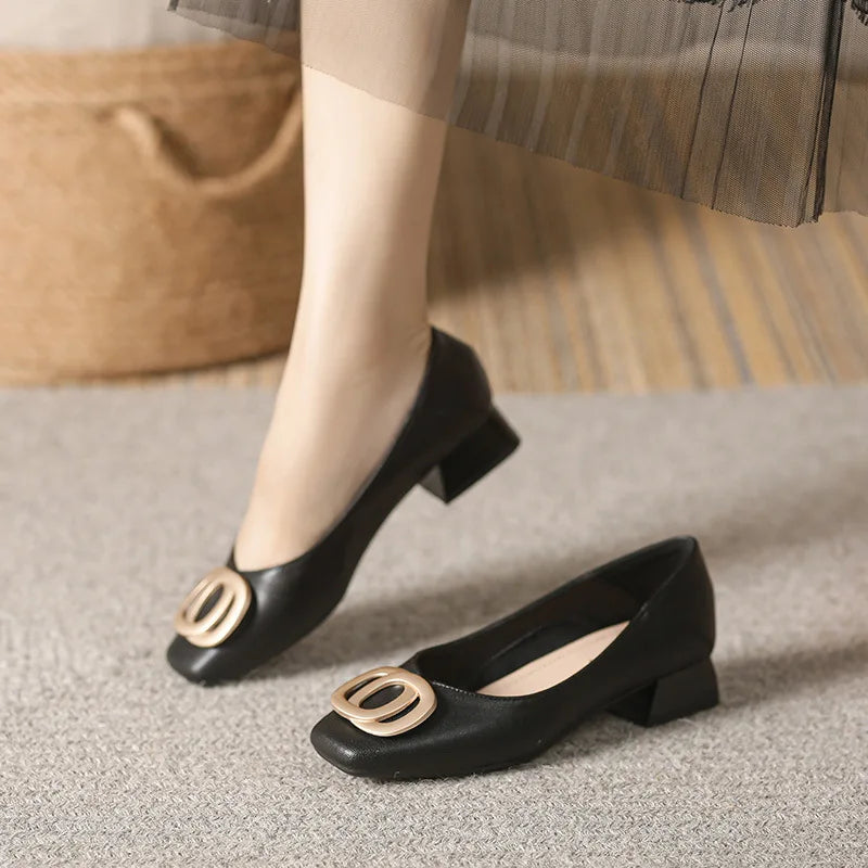 Elegant Mid-Heel Pumps
