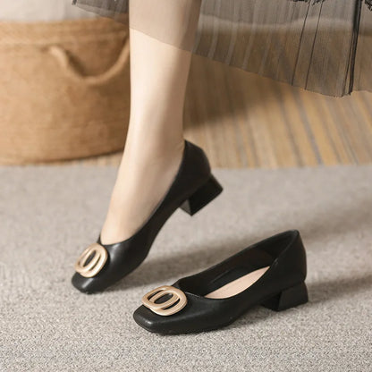 Elegant Mid-Heel Pumps