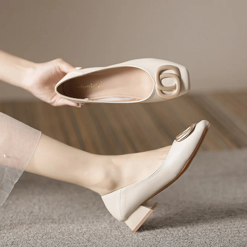 Elegant Mid-Heel Pumps